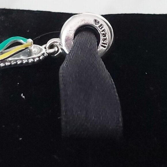 Authentic PANDORA Sterling Silver *Country Edition* Flip-flop Dangle 792197C01 - Picture 14 of 14